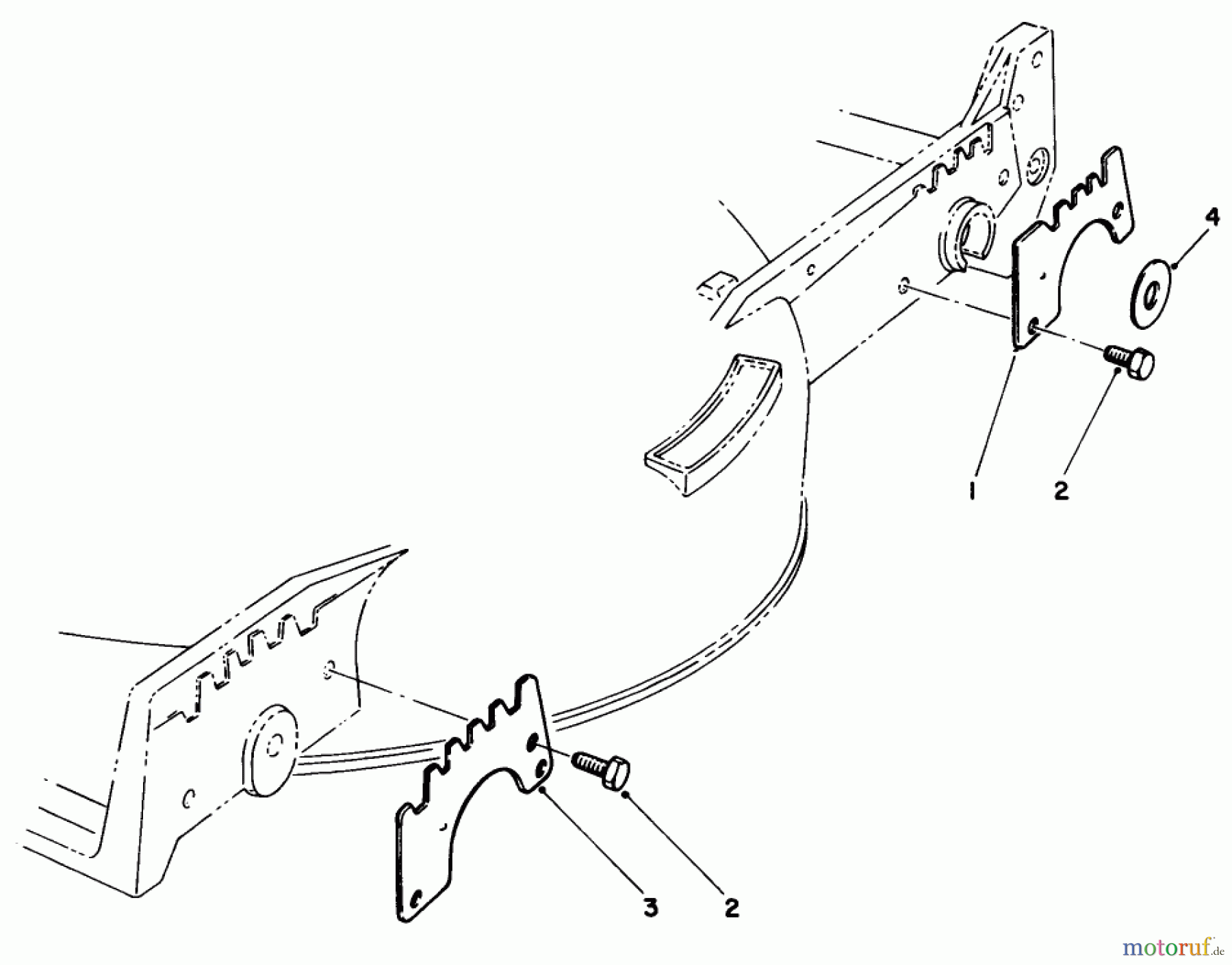 Toro Neu Mowers, Walk-Behind Seite 1 20563 - Toro Lawnmower, 1990 (0000001-0999999) WEAR PLATE MODEL NO. 49-4080 (OPTIONAL)