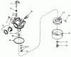 Toro 20570 - Lawnmower, 1983 (3000001-3999999) Ersatzteile CARBURETOR ASSEMBLY NO. 632050A