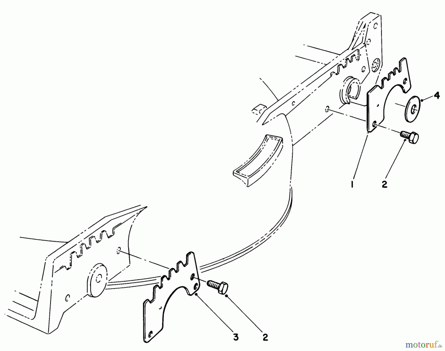 Toro Neu Mowers, Walk-Behind Seite 1 20570 - Toro Lawnmower, 1984 (4000001-4999999) WEAR PLATE KIT NO. 49-4080 (OPTIONAL)