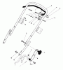 Toro 20574 - Lawnmower, 1983 (3000001-3999999) Ersatzteile HANDLE ASSEMBLY