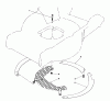 Toro 20574 - Lawnmower, 1983 (3000001-3999999) Ersatzteile LEAF SHREDDER KIT NO. 59101 (OPTIONAL)