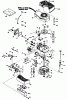 Toro 20574 - Lawnmower, 1989 (9000001-9999999) Ersatzteile ENGINE MODEL NO. TNT 100-10104F