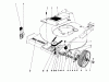 Toro 20575 - Lawnmower, 1978 (8000001-8007500) Ersatzteile FRONT WHEEL AND PIVOT ARM ASSEMBLY