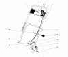 Toro 20575 - Lawnmower, 1978 (8007501-8999999) Ersatzteile HANDLE ASSEMBLY
