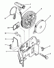 Toro 20576 - Lawnmower, 1983 (3000001-3999999) Ersatzteile REWIND STARTER NO. 590531