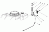Toro 20581 - Lawnmower, 1983 (3000001-3999999) Ersatzteile BRAKE ASSEMBLY
