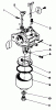 Toro 20581 - Lawnmower, 1983 (3000001-3999999) Ersatzteile CARBURETOR ASSEMBLY