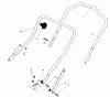 Toro 20581 - Lawnmower, 1985 (5000001-5999999) Ersatzteile HANDLE ASSEMBLY