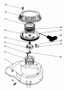 Toro 20581 - Lawnmower, 1985 (5000001-5999999) Ersatzteile RECOIL ASSEMBLY