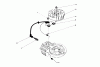 Toro 20581 - Lawnmower, 1987 (7000001-7999999) Ersatzteile IGNITION ASSEMBLY (ENGINE MODEL NO. 47PF5 & 47PG6)