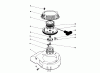 Toro 20581 - Lawnmower, 1987 (7000001-7999999) Ersatzteile RECOIL ASSEMBLY (ENGINE MODEL NO. 47PF5 & 47PG6)