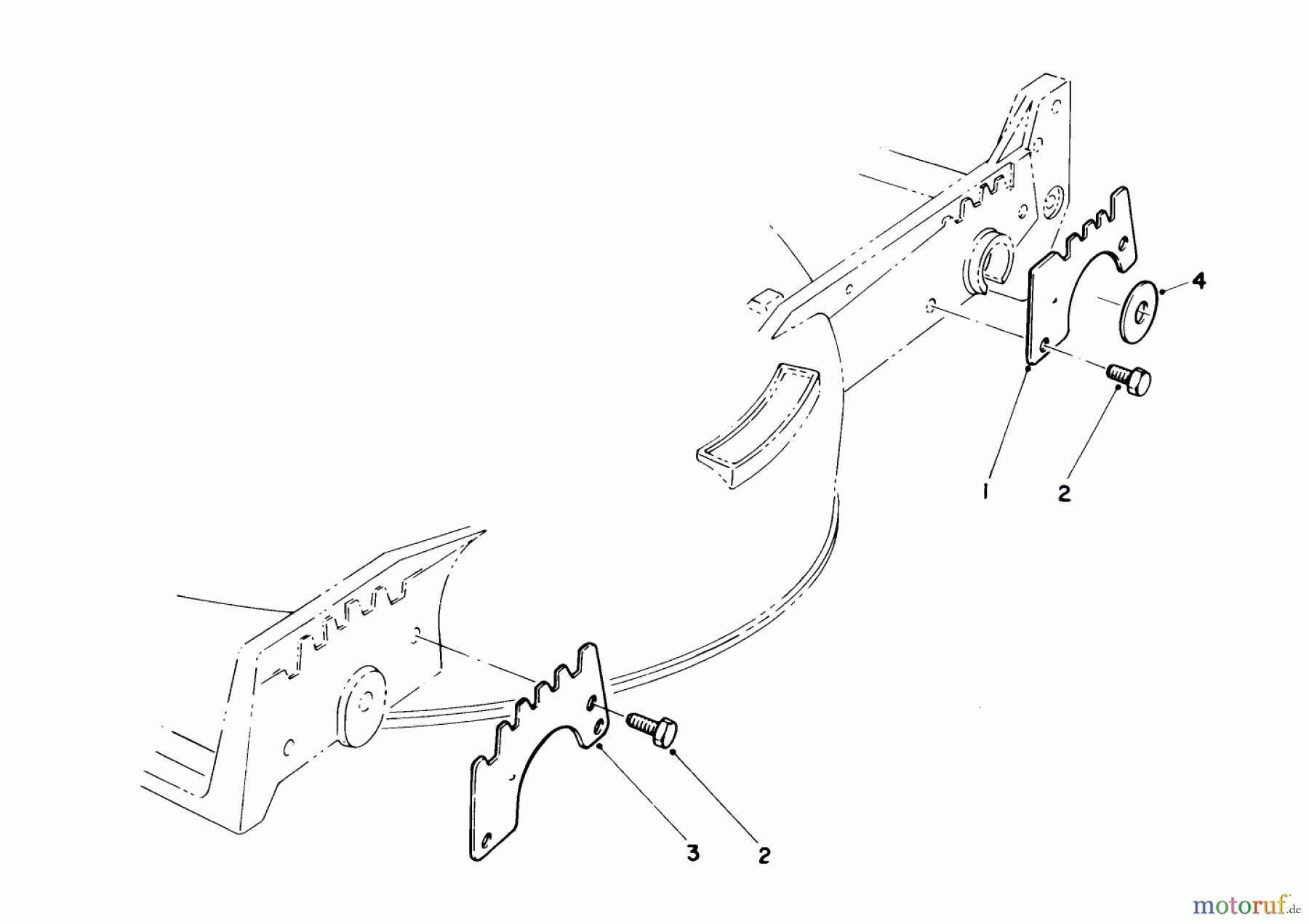 Toro Neu Mowers, Walk-Behind Seite 1 20581 - Toro Lawnmower, 1987 (7000001-7999999) WEAR PLATE KIT NO. 49-4080 (OPTIONAL)