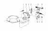 Toro 20581 - Lawnmower, 1988 (8000001-8999999) Ersatzteile BRAKE ASSEMBLY
