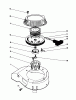 Toro 20581 - Lawnmower, 1988 (8000001-8999999) Ersatzteile RECOIL ASSEMBLY (ENGINE MODEL NO. 47PH7)