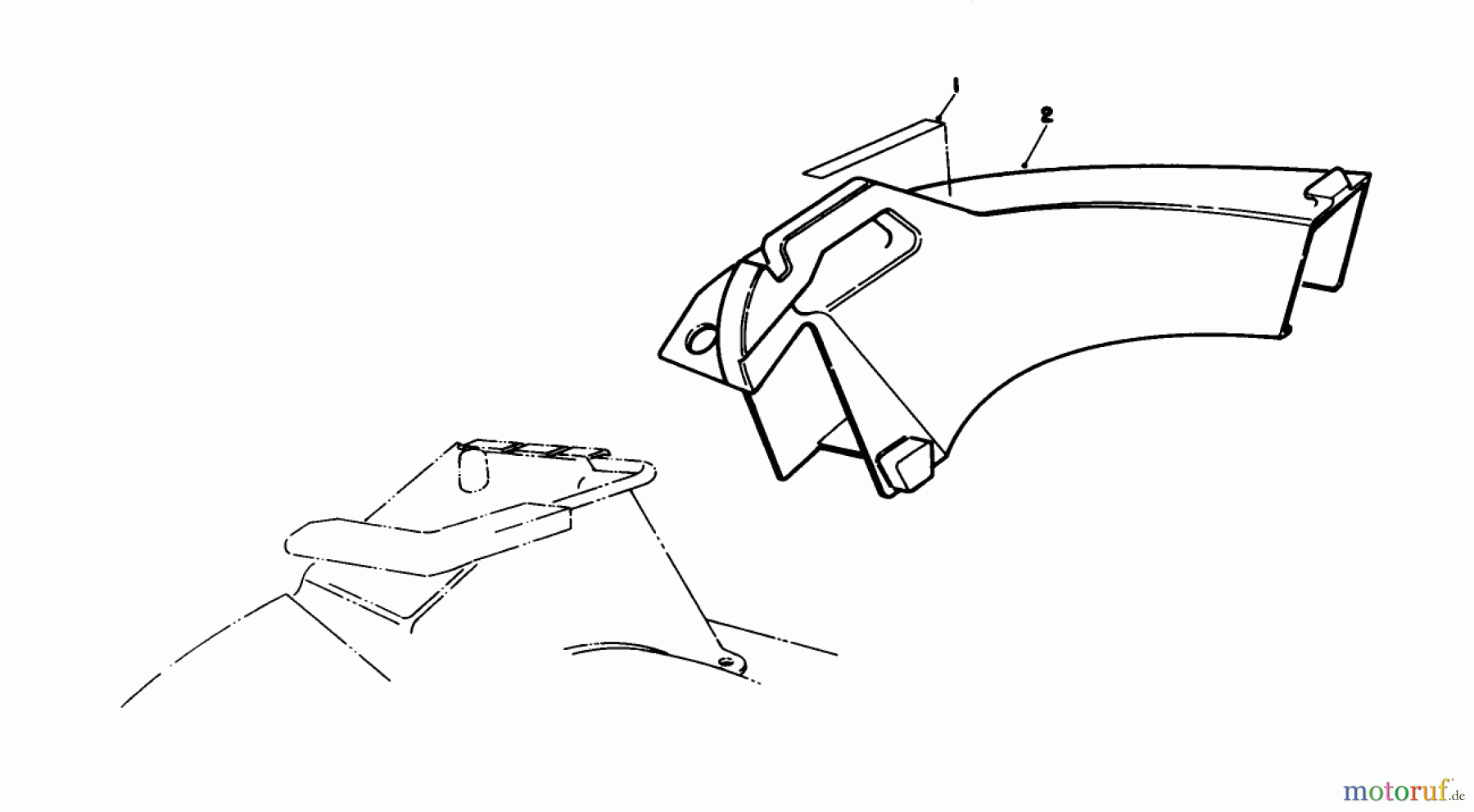 Toro Neu Mowers, Walk-Behind Seite 1 20581 - Toro Lawnmower, 1988 (8000001-8999999) SIDE DISCHARGE CHUTE MODEL NO. 59168 (OPTIONAL)