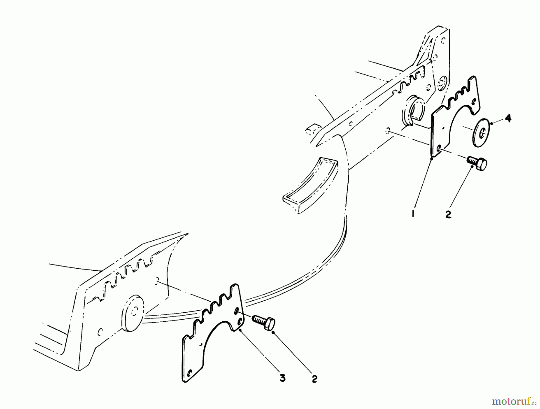 Toro Neu Mowers, Walk-Behind Seite 1 20581 - Toro Lawnmower, 1988 (8000001-8999999) WEAR PLATE KIT NO. 49-4080 (OPTIONAL)