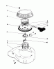 Toro 20581C - Lawnmower, 1988 (8000001-8999999) Ersatzteile RECOIL ASSEMBLY (ENGINE MODEL NO. 47PH7)