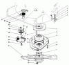 Toro 20584 - Lawnmower, 1986 (6000001-6999999) Ersatzteile BLADE BRAKE CLUTCH ASSEMBLY