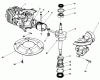 Toro 20584 - Lawnmower, 1986 (6000001-6999999) Ersatzteile CRANKSHAFT ASSEMBLY