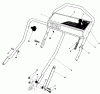 Toro 20584 - Lawnmower, 1986 (6000001-6999999) Ersatzteile HANDLE ASSEMBLY