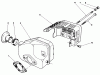 Toro 20584 - Lawnmower, 1986 (6000001-6999999) Ersatzteile MUFFLER ASSEMBLY