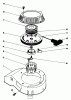 Toro 20584 - Lawnmower, 1986 (6000001-6999999) Ersatzteile RECOIL ASSEMBLY