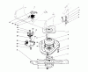 Toro 20584 - Lawnmower, 1987 (7000001-7999999) Ersatzteile BLADE BRAKE CLUTCH ASSEMBLY