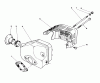 Toro 20584 - Lawnmower, 1987 (7000001-7999999) Ersatzteile MUFFLER ASSEMBLY (ENGINE MODEL NO. 47PF5 & 47PG6)