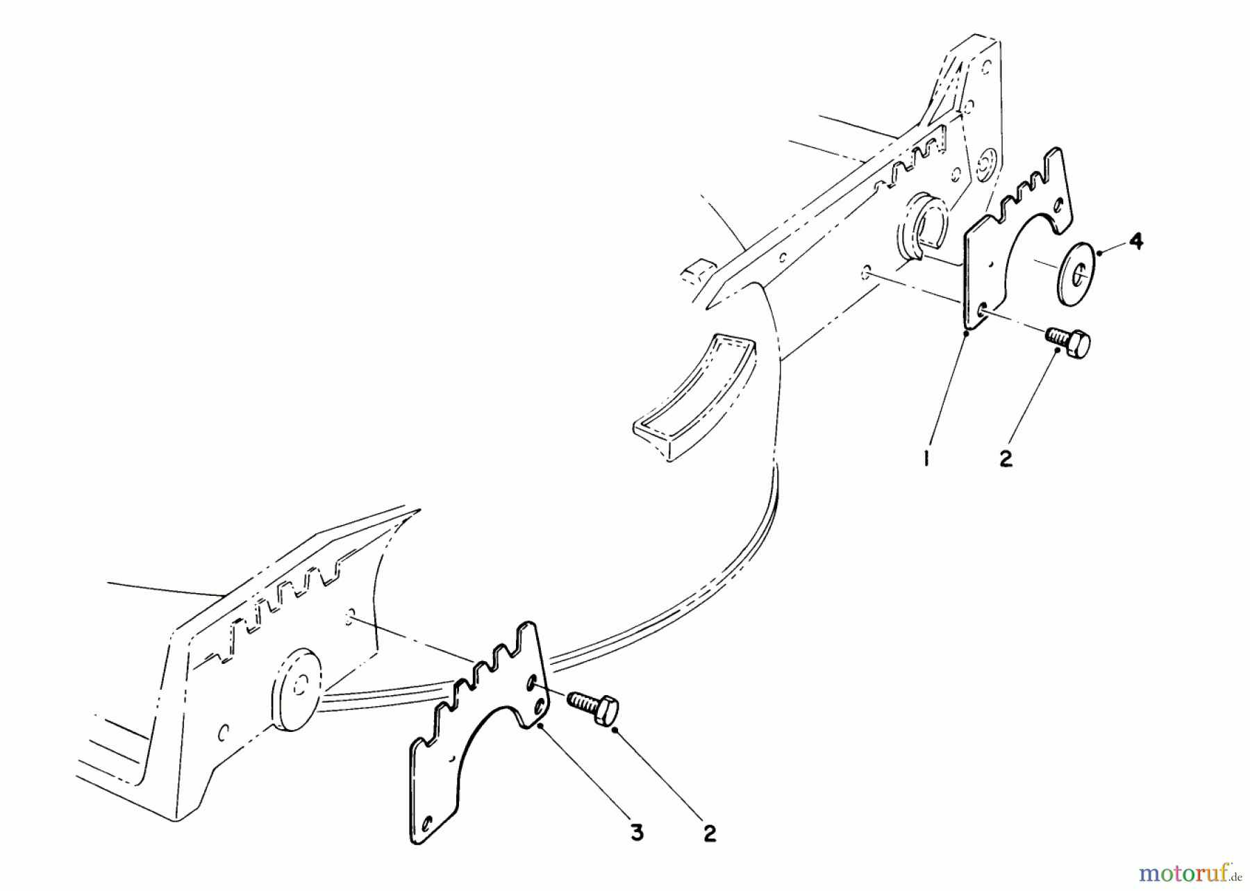 Toro Neu Mowers, Walk-Behind Seite 1 20584 - Toro Lawnmower, 1987 (7000001-7999999) WEAR PLATE KIT NO. 49-4080 (OPTIONAL)