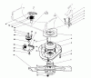 Toro 20584 - Lawnmower, 1988 (8000001-8999999) Ersatzteile BLADE BRAKE CLUTCH ASSEMBLY