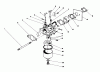 Toro 20584 - Lawnmower, 1988 (8000001-8999999) Ersatzteile CARBURETOR ASSEMBLY (MODEL NO. 47PH7)