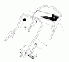 Toro 20584 - Lawnmower, 1988 (8000001-8999999) Ersatzteile HANDLE ASSEMBLY