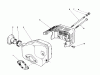 Toro 20584 - Lawnmower, 1988 (8000001-8999999) Ersatzteile MUFFLER ASSEMBLY (ENGINE MODEL NO. 47PH7)