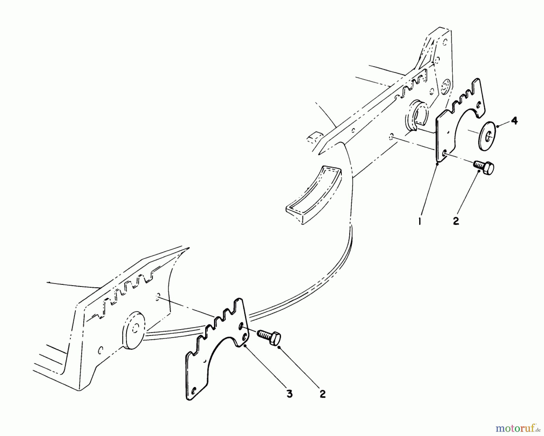 Toro Neu Mowers, Walk-Behind Seite 1 20584 - Toro Lawnmower, 1988 (8000001-8999999) WEAR PLATE KIT NO. 49-4080 (OPTIONAL)