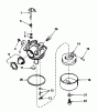Toro 20586C - Lawnmower, 1989 (9000001-9999999) Ersatzteile CARBURETOR NO. 632098