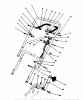 Toro 20586C - Lawnmower, 1989 (9000001-9999999) Ersatzteile HANDLE & THROTTLE CONTROL ASSEMBLY