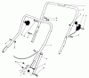 Toro 20588 - Lawnmower, 1988 (8000001-8999999) Ersatzteile HANDLE ASSEMBLY