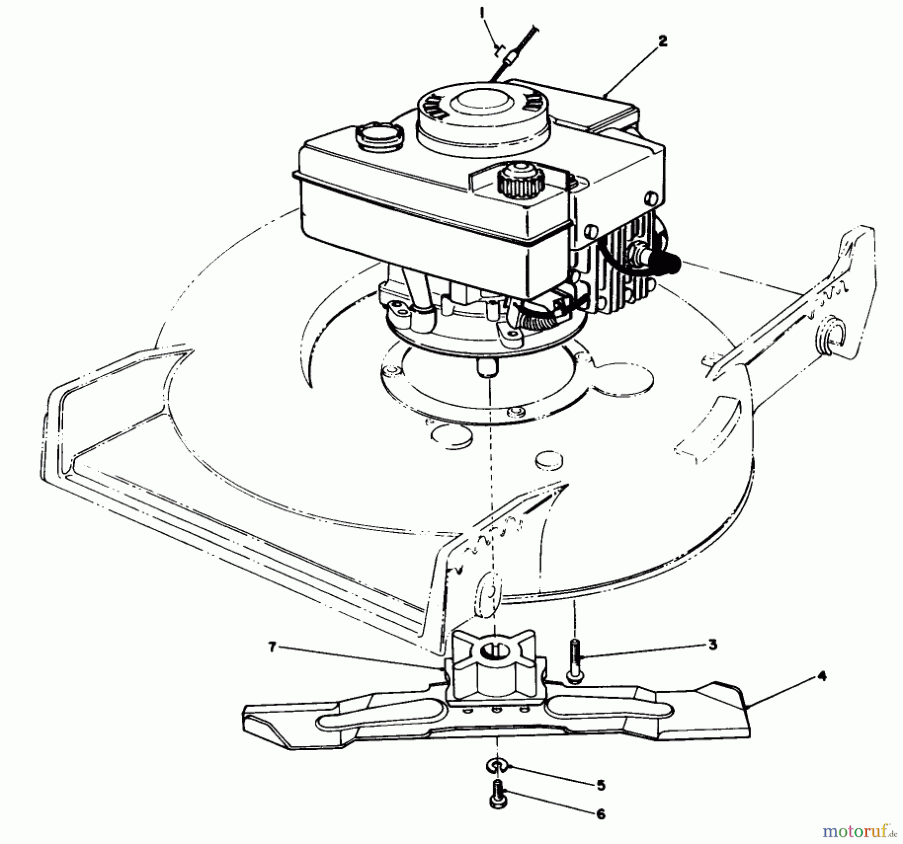 Toro Neu Mowers, Walk-Behind Seite 1 20588C - Toro Lawnmower, 1989 (9000001-9999999) ENGINE ASSEMBLY