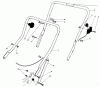 Toro 20588C - Lawnmower, 1989 (9000001-9999999) Ersatzteile HANDLE ASSEMBLY