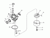 Toro 20610 - Lawnmower, 1979 (9000001-9999999) Ersatzteile CARBURETOR NO. 632050