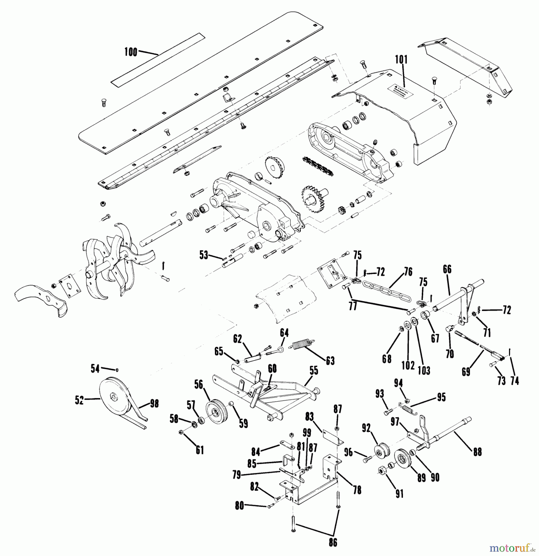Toro Neu Accessories, Tiller/Cultivator 77-36TL01 - Toro 36