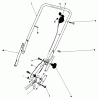Toro 20610 - Lawnmower, 1980 (0000001-0999999) Ersatzteile HANDLE ASSEMBLY
