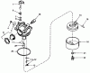Toro 20610 - Lawnmower, 1984 (4000001-4999999) Ersatzteile CARBURETOR NO. 632050A