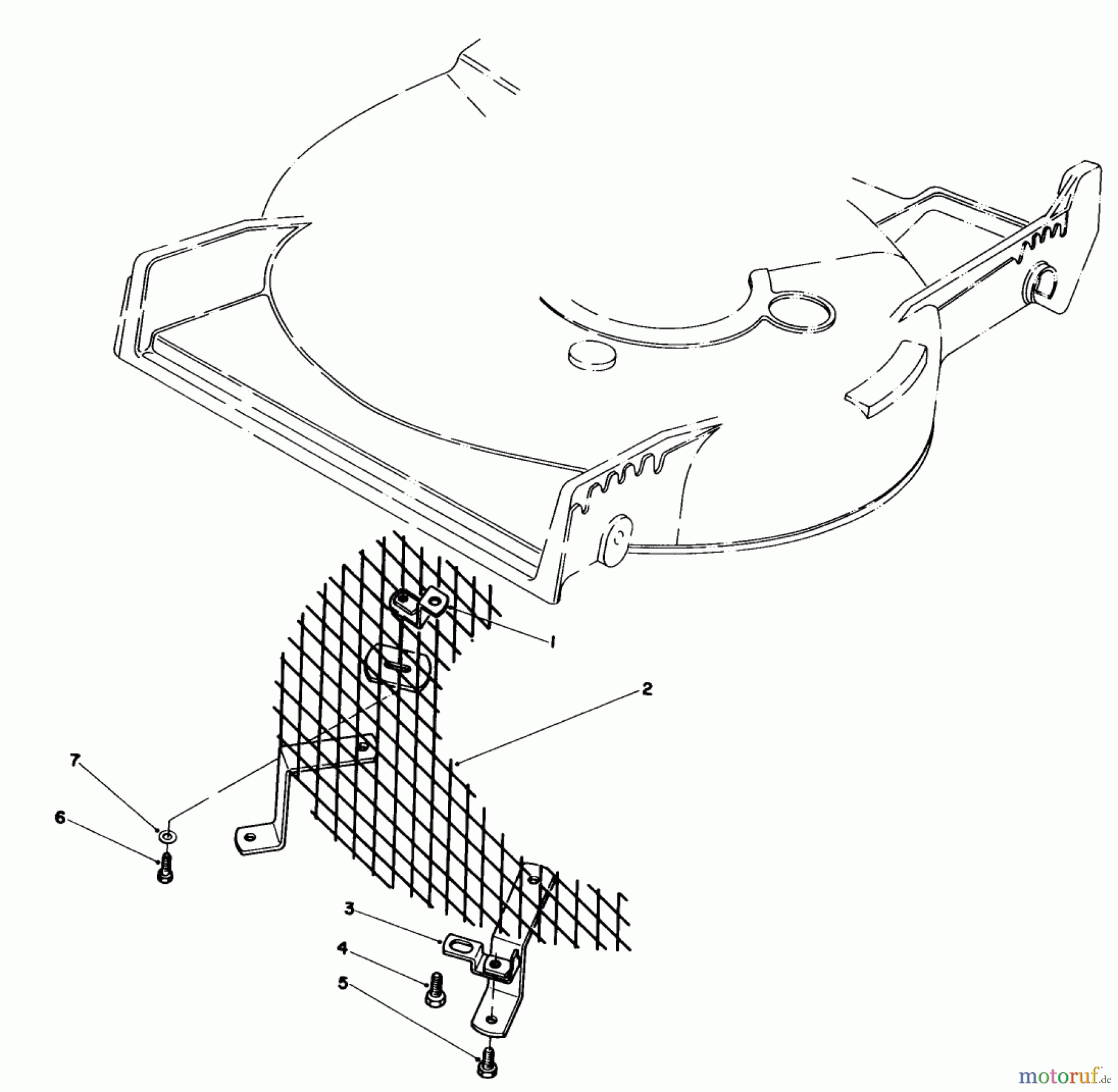 Toro Neu Mowers, Walk-Behind Seite 1 20610 - Toro Lawnmower, 1984 (4000001-4999999) LEAF SHREDDER KIT MODEL NO. 59157 (OPTIONAL)