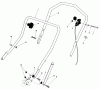 Toro 20610C - Lawnmower, 1985 (5000001-5999999) Ersatzteile HANDLE ASSEMBLY