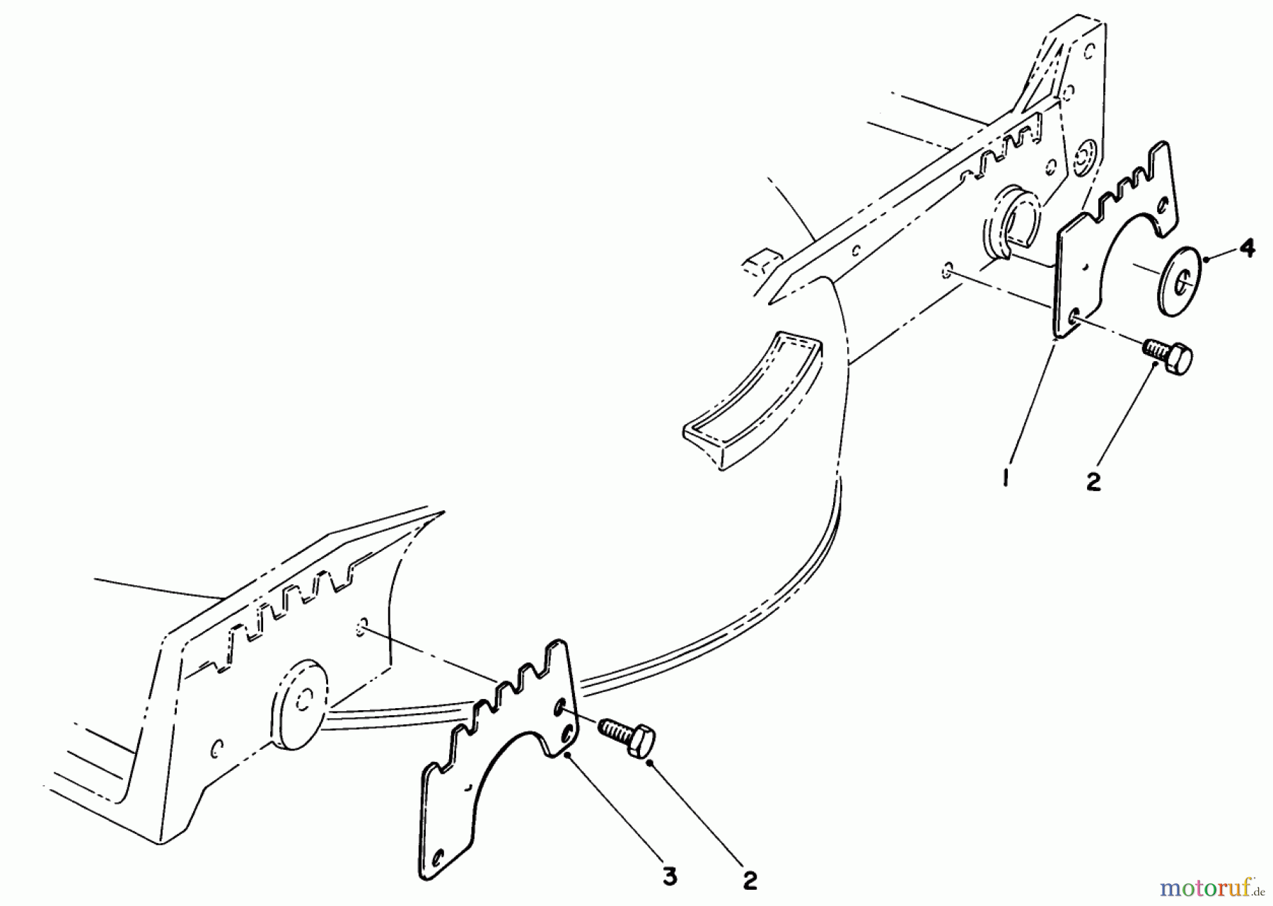 Toro Neu Mowers, Walk-Behind Seite 1 20610C - Toro Lawnmower, 1985 (5000001-5999999) WEAR PLATE KIT NO. 49-4080 (OPTIONAL)