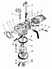 Toro 20620 - Lawnmower, 1987 (7000001-7999999) Ersatzteile CARBURETOR ASSEMBLY (MODEL NO. VMG6)