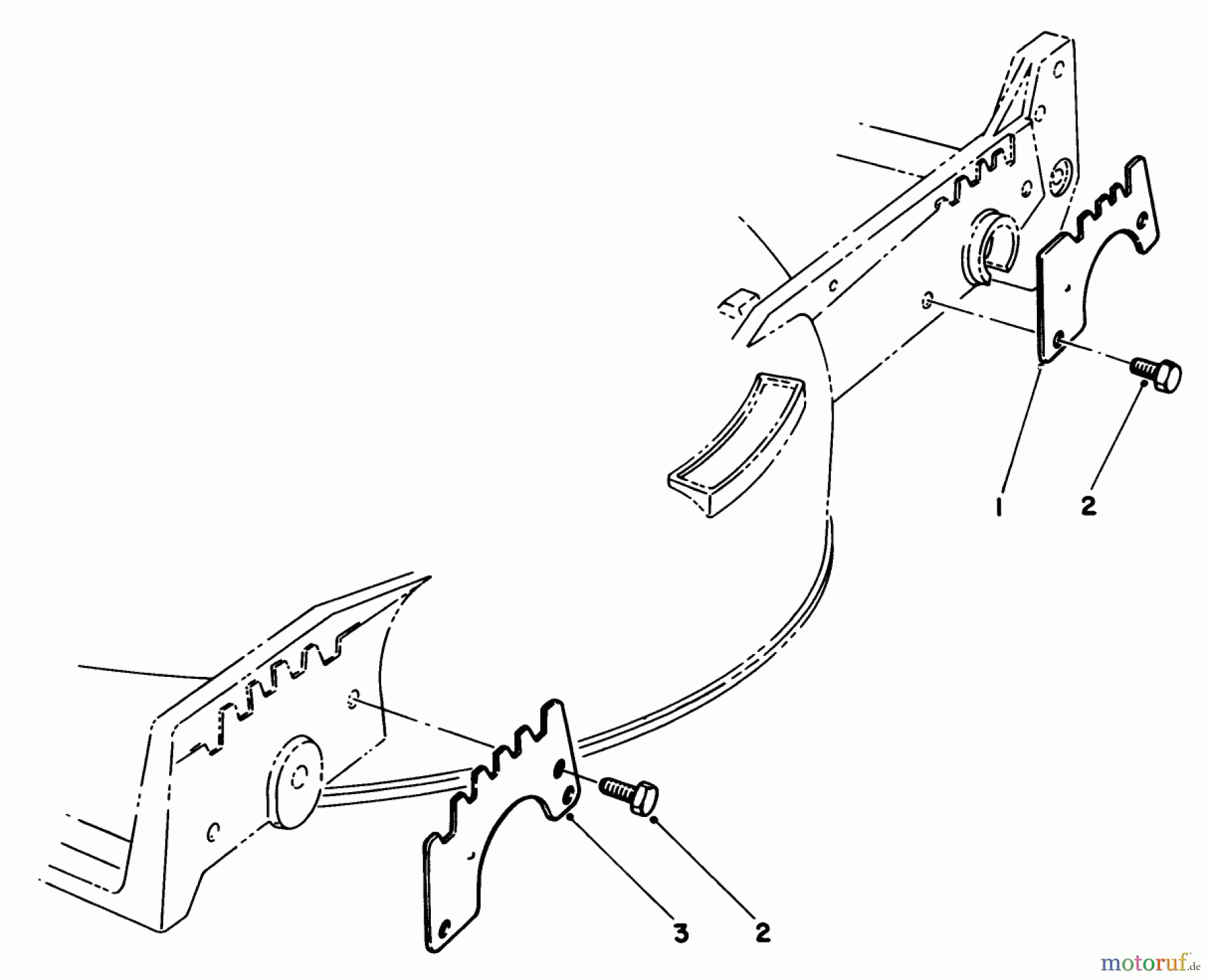 Toro Neu Mowers, Walk-Behind Seite 1 20620 - Toro Lawnmower, 1987 (7000001-7999999) WEAR PLATE KIT NO. 49-4080 (OPTIONAL)