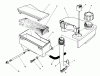 Toro 20620 - Lawnmower, 1988 (8000001-8999999) Ersatzteile AIR CLEANER & FUEL TANK ASSEMBLY (MODEL NO. VMH7)