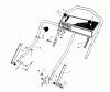 Toro 20620 - Lawnmower, 1988 (8000001-8999999) Ersatzteile HANDLE ASSEMBLY